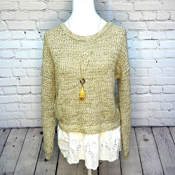 Altar’d State Eyelet Hem Sweater - Picture 5 of 5